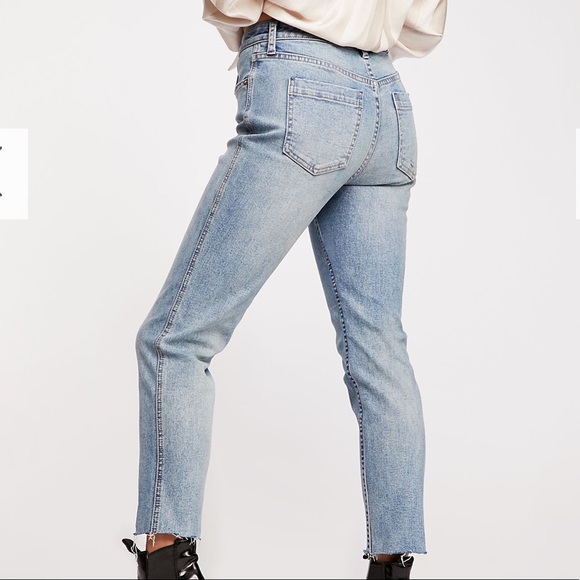 Free People Denim - Free People high-rise vintage jeans